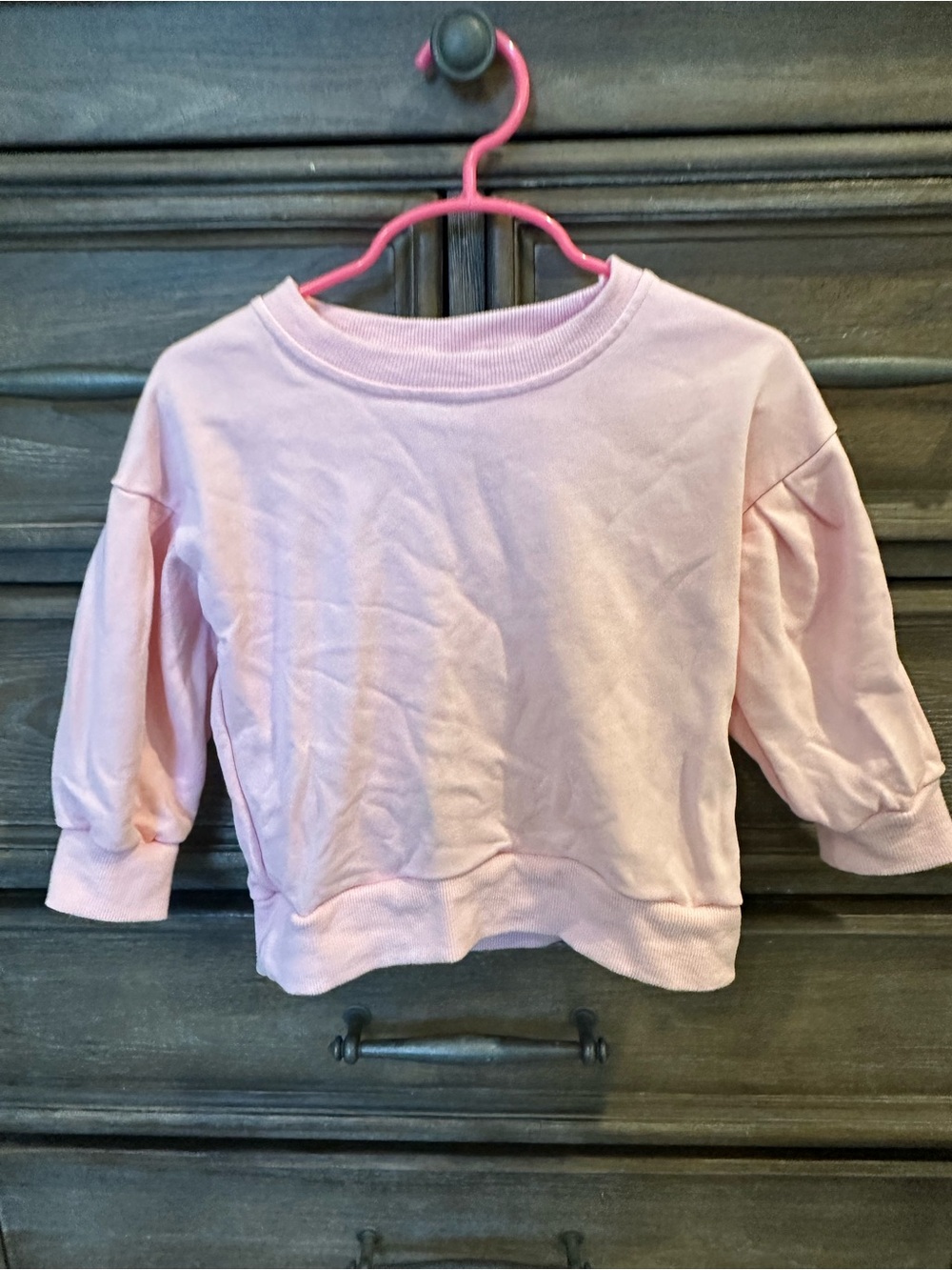 Just Peachy Smocks Pink Sweatshirt 18/24 month